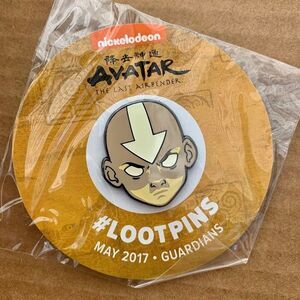 Avatar the Last Airbender Enamel Pin Aang Lootcrate Lootpins May 2017 Guardians